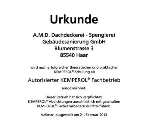 Kemper System Autorisierter Kemperol Fachbetrieb