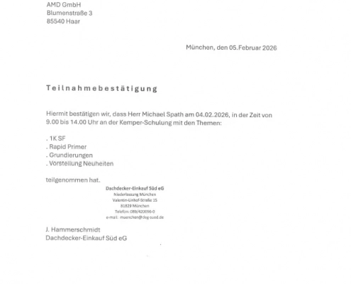 Kemperol Zertifikat Kemperol Zertifikat